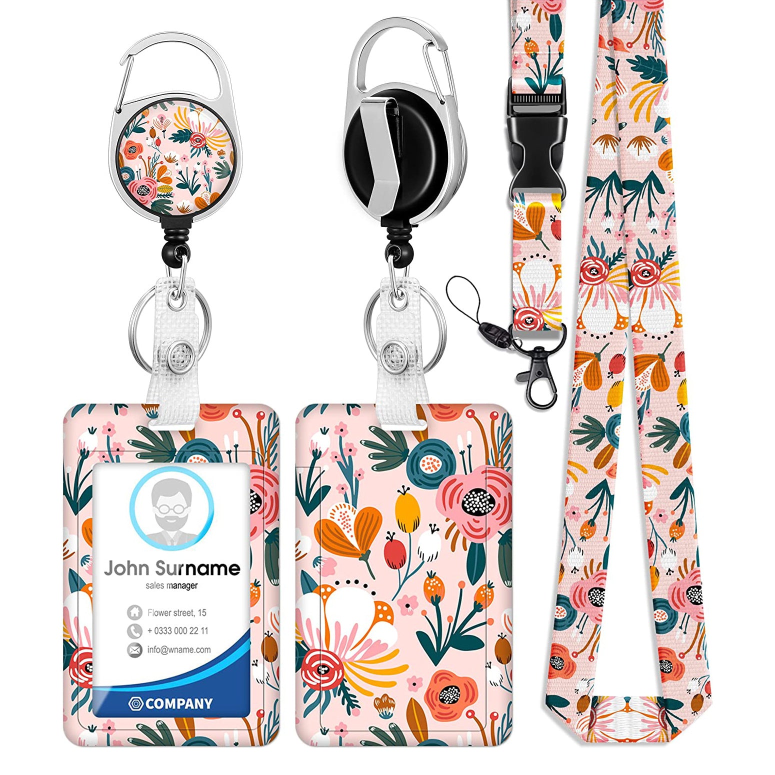 Wholesale Marble Rainbow Polyester Keychain